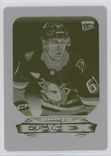 2024-25 Fleer Ultra Photo Effex Printing Plate Yellow 1/1 Cutter Gauthier qe7