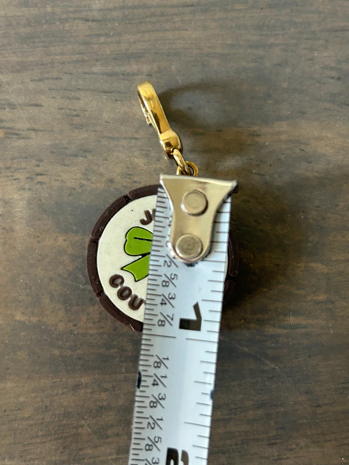 Juicy Couture Sandwich Galleta Dije Pulsera Dije Joyería Foto 3 de 4