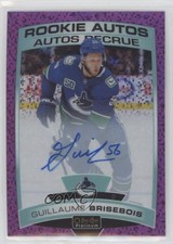 2019 O-Pee-Chee Platinum Rookie Autos Violet Pixels Guillaume Brisebois Auto 0zu