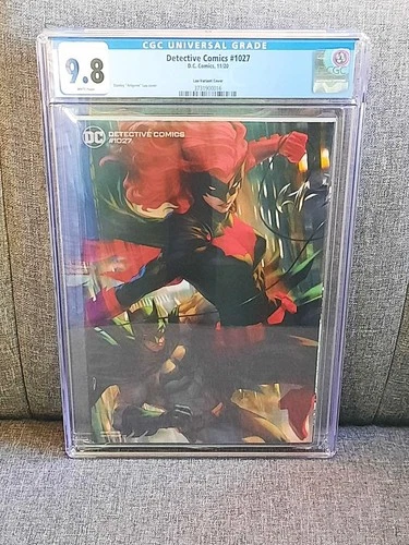 DETECTIVE COMICS #1027 CGC 9.8 GRADED 2020 STANLEY ARTGERM LAU VARIANT COVER