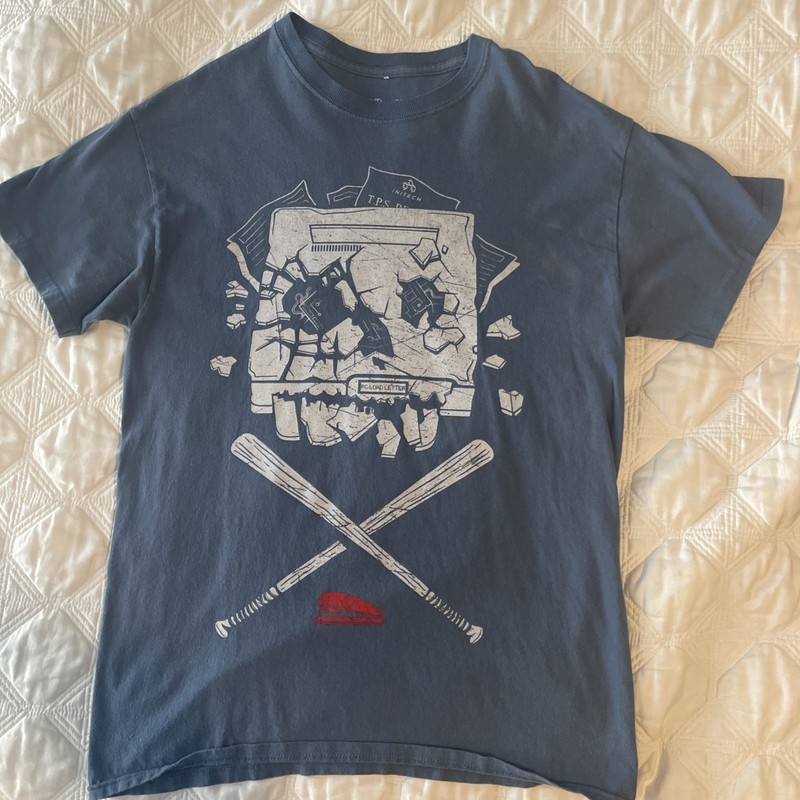 Men’s Office Space Blue T-Shirt Size medium