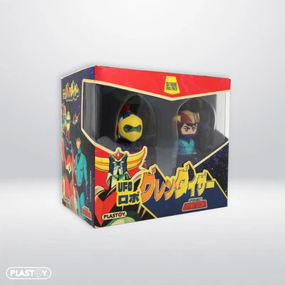 GRENDIZER GOLDORAK PACK DUO ACTARUS & ALCOR 7 cm PLASTOY