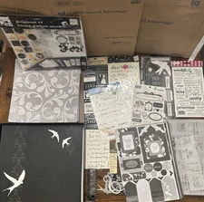 Forever Yours Wedding Scrapbook Kit /Big Ideas Kit12x12 Scrapbook 24 12x12 Paper