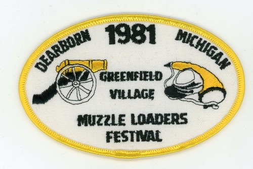 Vintage North South Skirmish Patch  DEARBORN  1981 MICHIGAN  GREENFIELD VILLAGE 