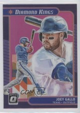 2021 Panini Donruss Optic Diamond Kings Pink Prizm Joey Gallo #15 1n0