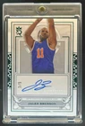 2023-24 Topps Royalty Jalen Brunson Court Circular Auto Green #/5