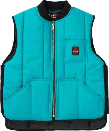 Supreme RefrigiWear Insulated Iron-Tuff Vest Bright Teal - Size M