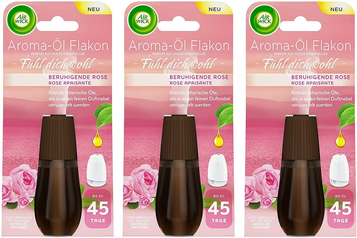 Air Wick Aroma-Öl Flakon Diffuser Nachfüller Raumduft Beruhigende