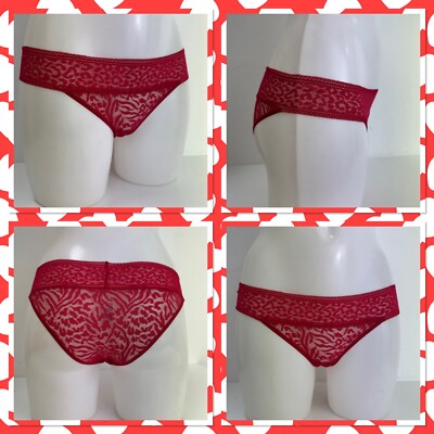 Ex M&S Spitze Brazilian Slips Dessous Schlüpfer 3er Pack Größe XS-XL