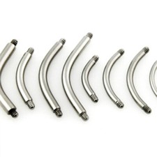 Stern Bauchnabelpiercing Aus 925 Silber - Vergoldet Mit Zirkonia