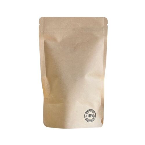 50x Biodegradable Stand Up Pouch with Zipper 90x130mm - Picture 1 of 1