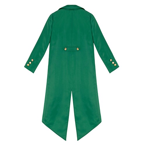 Boys Girls Medieval Costume Carnival Vampire Tailcoat Jacket Gothic Frock AU - Picture 39 of 64