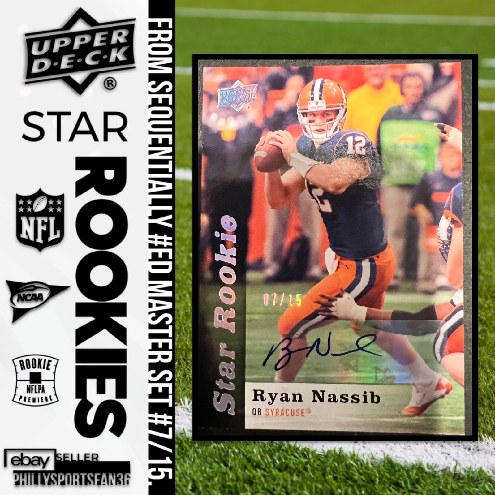 Ryan Nassib Upper Deck #182 Autograph