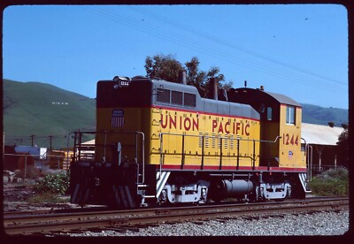 Original Rail Slide - UP Union Pacific 1244 Freemont CA 4-7-1984