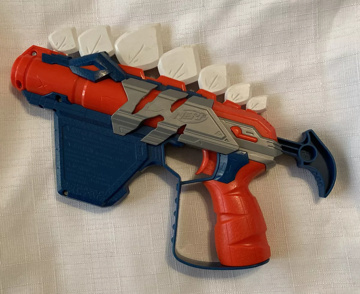 NERF Dinosquad Stegosmash Dart Blaster Ages 8+ Toy Gun Fire Dinosaur Dino  Play