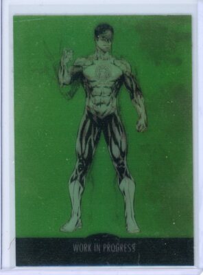 2012 Cryptozoic DC New 52 GREEN LANTERN Work In Progress 3D Lenticular Insert