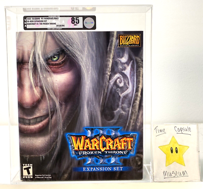 Warcraft III Frozen Throne New Sealed PC Blizzard Big Box WATA VGA