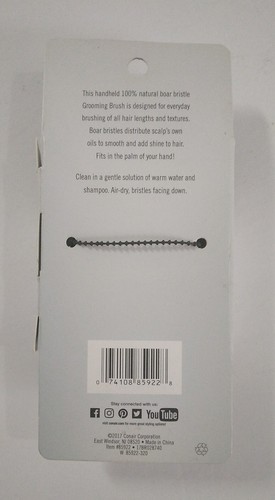 2 Pack Conair Man 100% Boar Bristle Grooming Brush Respect The Ritual - Picture 4 of 6