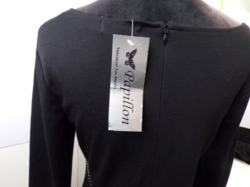 PAPILLON VANCOUVER Los Angeles Sz S Black Womens Dress NWT, WhimsiGoth, - Picture 4 of 12