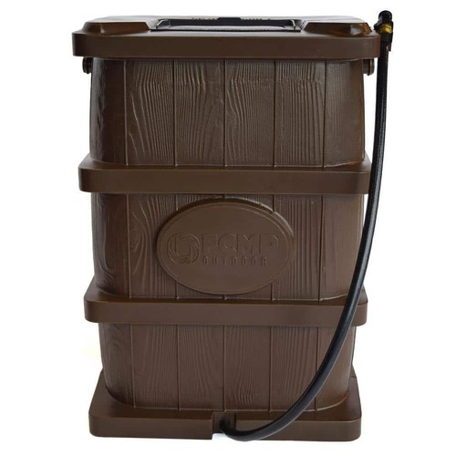 FCMP Outdoor Rain Barrels 16"x22 "x32" 45Gal.BPA Free Flatback in