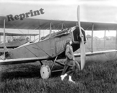 Aviation Pilot Katherine Stinson in New York Year 1918  8x10 Photo