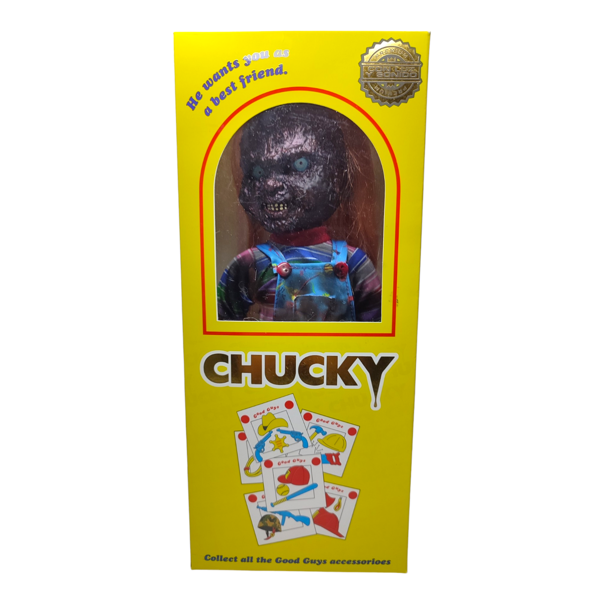 Chucky Charred burnt 14