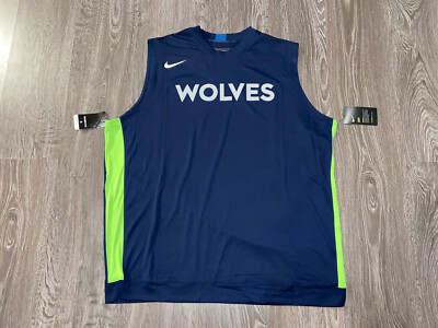 Nike NBA Minnesota Timberwolves Team Warm Up Shooting Jersey XL