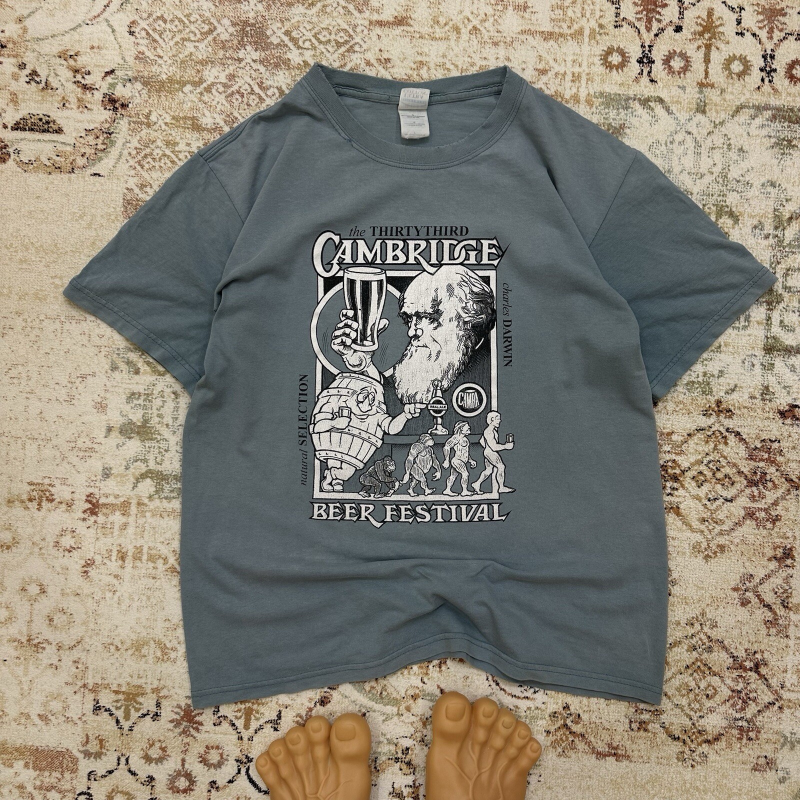 Vintage Y2K Volunteer Archers Brewery Humor Tee 00s USA Japan Style  