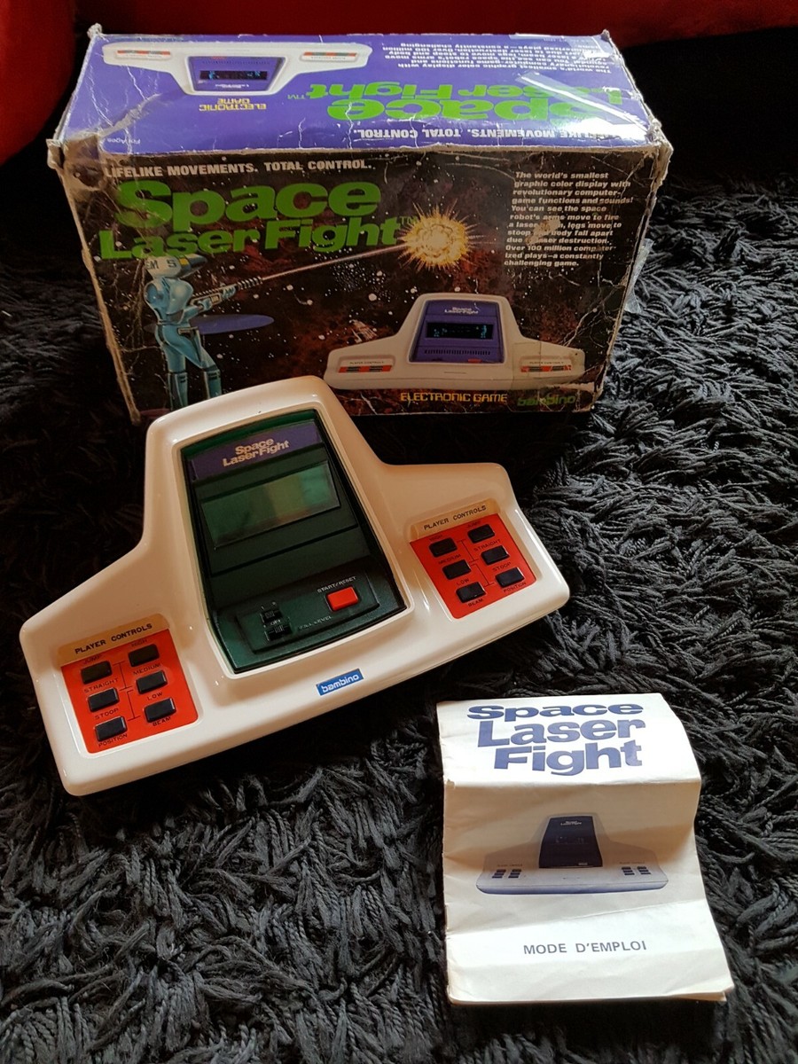 Space Laser Fight スペースレーザーファイト　レトロゲーム 当時物 動作OK／BAMBINO 日本製 スペース・レーザー・ファイト