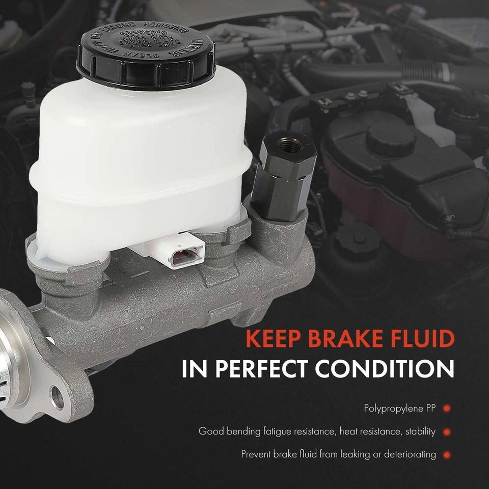 Cilindro maestro de freno con depósito para Nissan Sentra 1995-1999 200SX 1995-1998 Foto 3 de 4