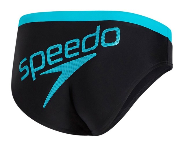 SPEEDO 'Essential Logo 7 cm' Men's Swim Brief / Bikini Sz 30 Black