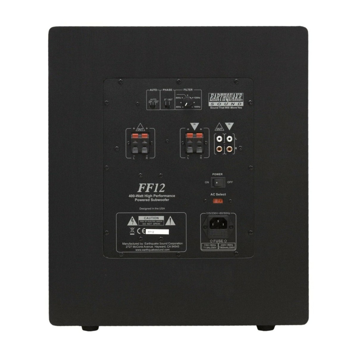 EARTHQUAKE POWER 400TX アンプ Old School Earthquake of San Francisco 400tx Car Amplifier