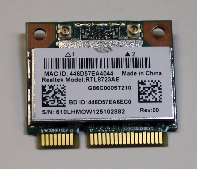 realtek rtl8723ae wireless lan 802.11n pci-e nic