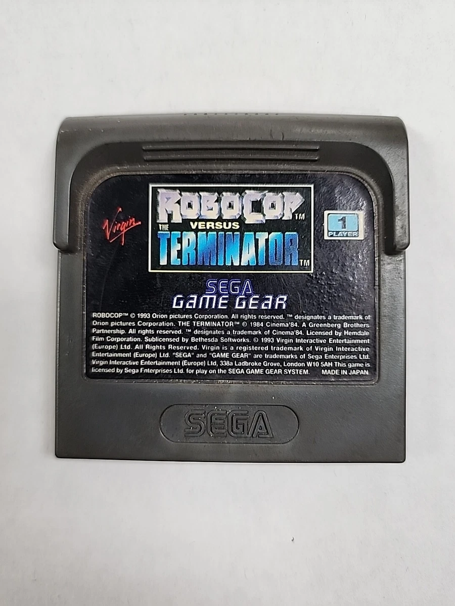 Ficha Técnica de RoboCop Versus The Terminator para Sega Game Gear