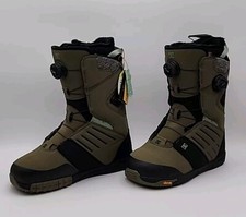DC Mens Judge BOA Snowboard Boots Size 10.5 Dark Olive/Black 2024 ADY010075 New