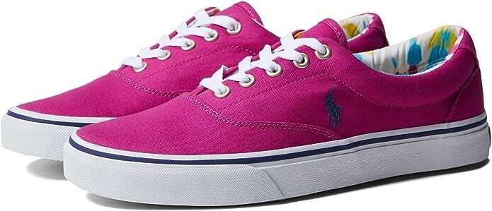 Polo Ralph Lauren Keaton Pony Sneaker Rosa Vivido Navy Leggero 11 D