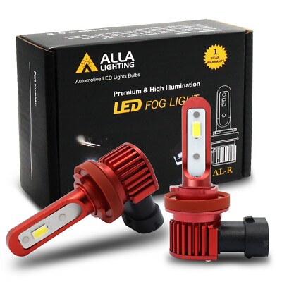 True Day Light H11 LED White Fog Light Bulb|Cornering Bulb Pure 6000K Brightest