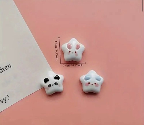 15pcs Mini Bunny Bear Stars Kawaii For Croc Accessories Shoe Charm - Picture 4 of 4