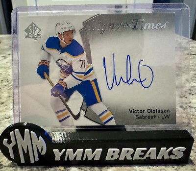 2021-22 UD - SP Authentic - Sign Of The Times Victor Olofsson SOTT-VO