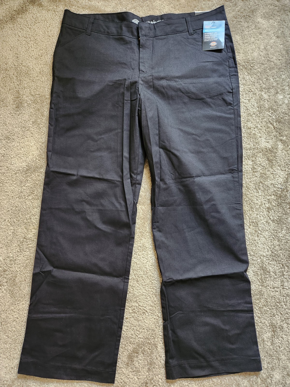 Relaxed Stretch Twill Pant | Faded Blue Wash