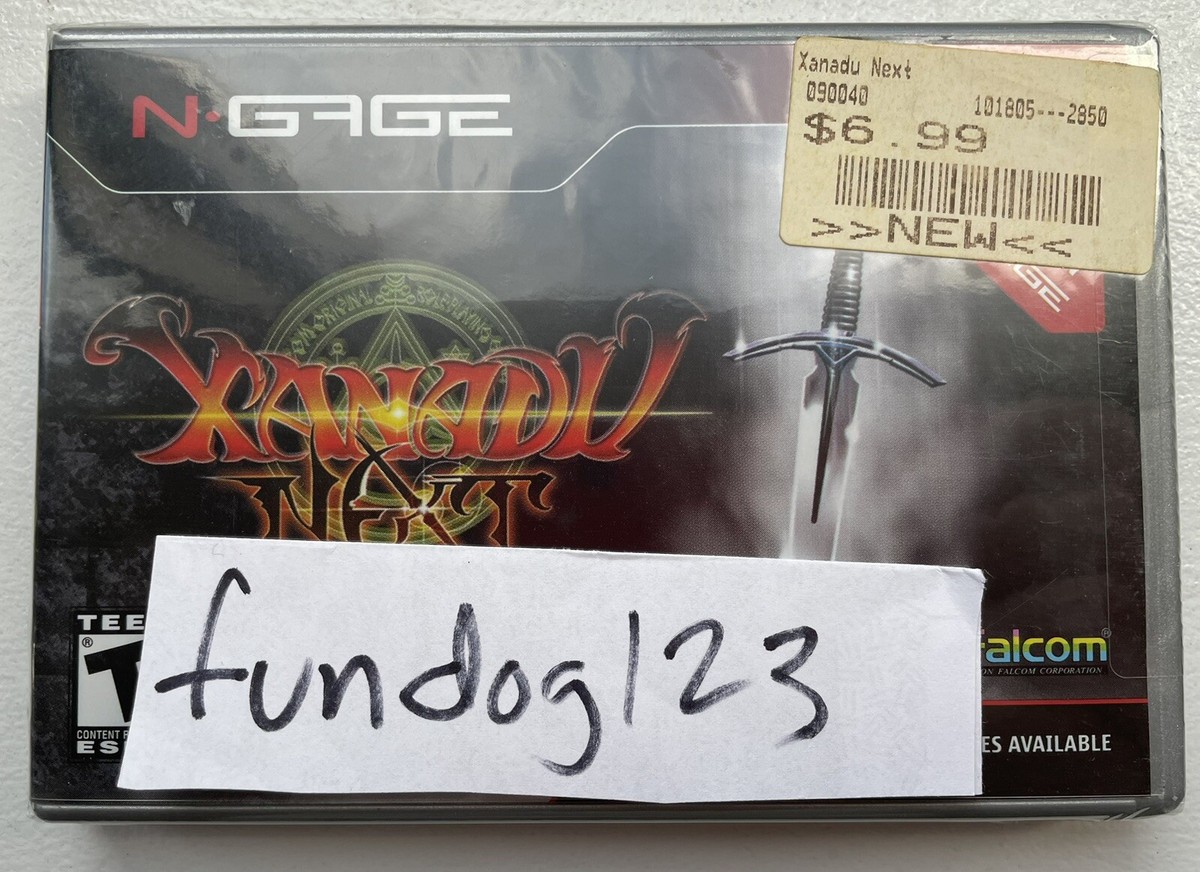 Xanadu Next Nokia NGage N Gage New Sealed N-Gage RPG 758478005576