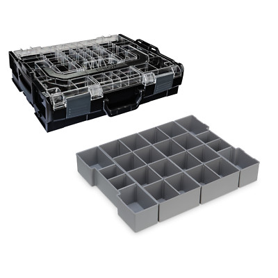 Bosch Sortimo L-Boxx 102 anthrazit Deckel Transparent mit Insetbox K3