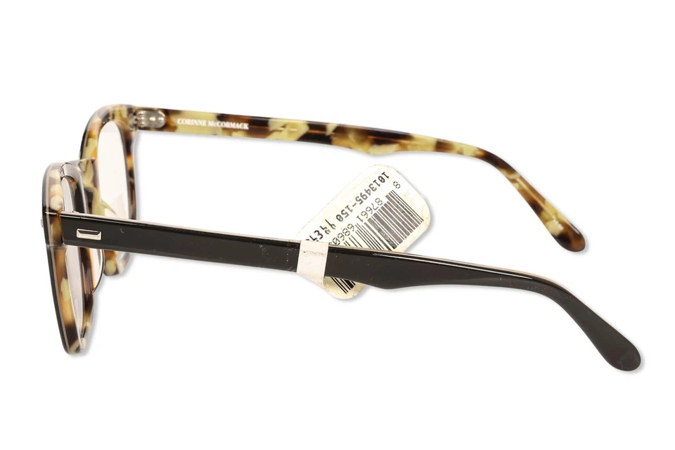 Gafas de lectura de diseñador Corinne McCormack Annie en negro +1,50 Foto 3 de 4