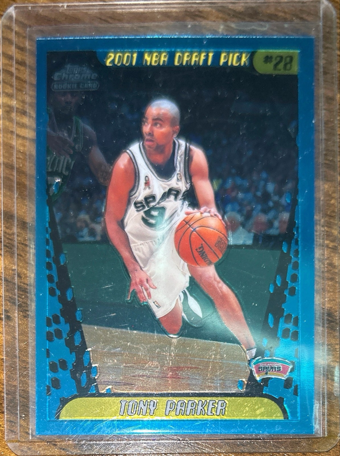 2001-02 Topps Chrome Tony Parker Rookie #155 (RC)
