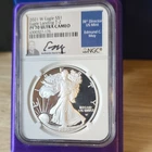 U.S. Mint American Silver Eagle 2021-W Proof NGC PF70 UC Eagle Landing T-2
