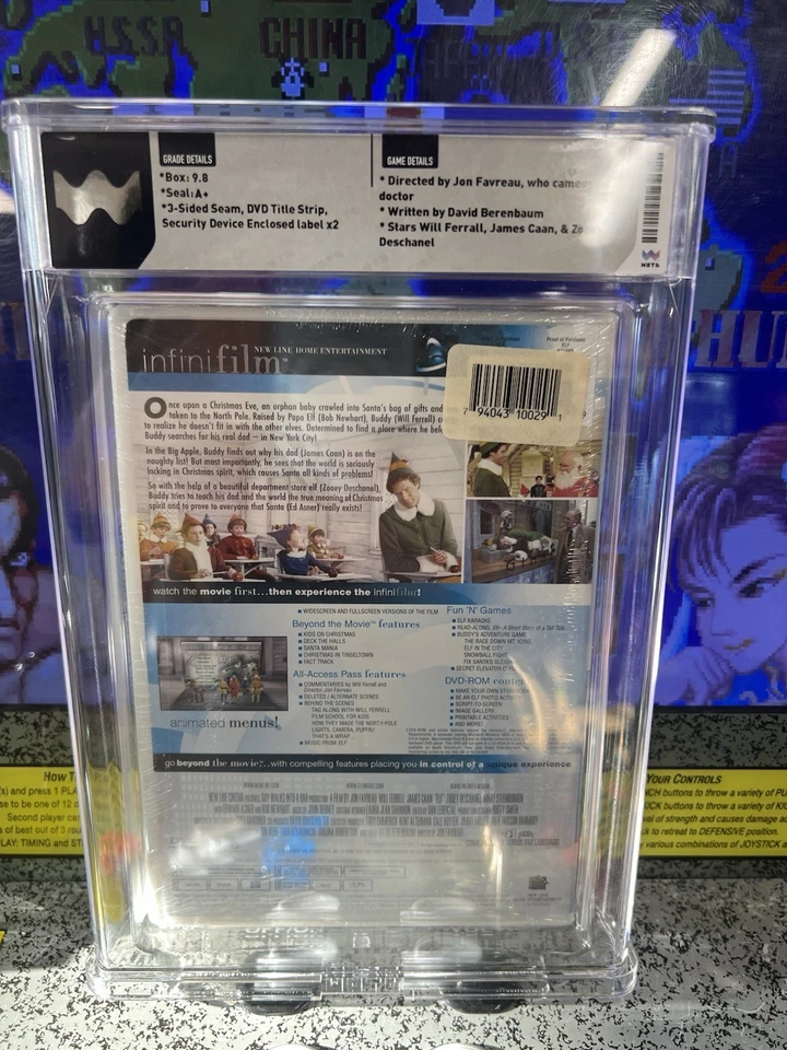 2003 Elf DVD Graded WATA 9.8 A+ Sealed Will Ferrell Buddy Christmas BRAND NEW - Image 4 of 4