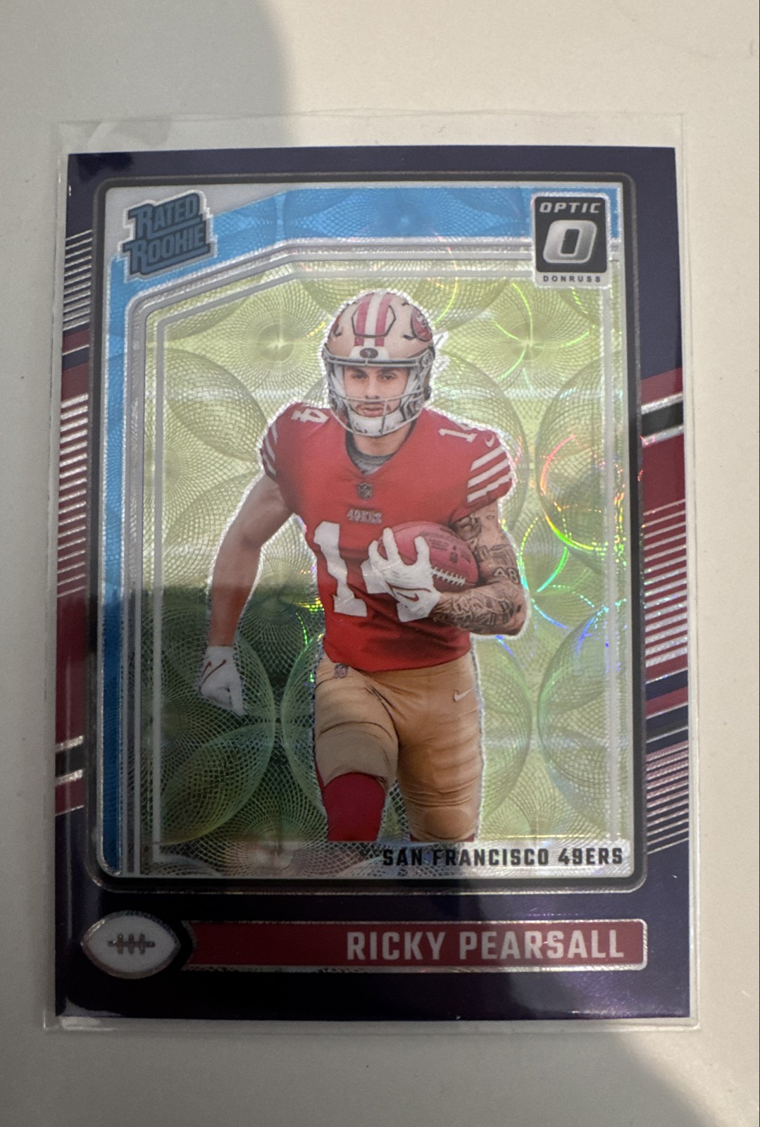 2024 Panini Donruss Optic - Rated Rookie Ricky Pearsall #284 Purple Scope Prizm