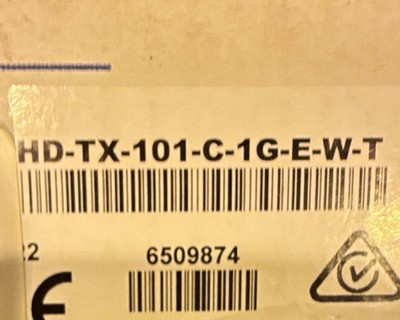 Crestron HD-TX-101-C-1G-E-W-T Audio/Video Transmitter MPN 6509874