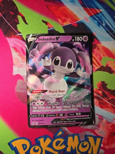Indeedee V 091/202 Swsh01: Sword & Shield Holo