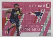 2017 Panini Unparalleled Class of 2017 Rookie Pink 89/299 Derek Rivers #293 uk2